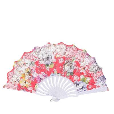 Ветрило в червено с цветя и рози