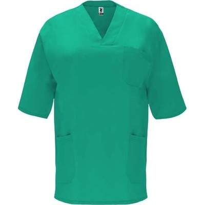 Panacea unisexový pracovný top s krátkym rukávom a gramážou 160 g/m2 - Laboratórna zelená, M