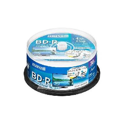 BD-R MAXELL, Single layer, Blu-Ray, 25 GB, 4x, Printable, 25 px (4902580724351)