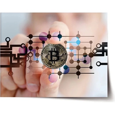 Sablio Plakát Bitcoin Varianta: 90x60cm