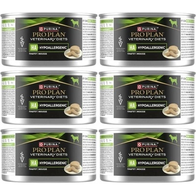 Purina PPVD Canine HA Hypoallergenic 6 x 195 g