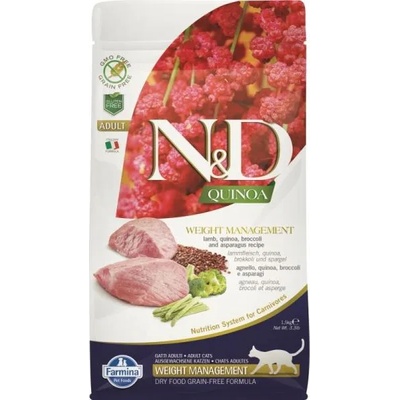 N&D Quinoa Weight Management lamb 1,5 kg