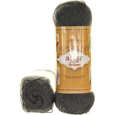 Alize Superwash Artisan 871 tmavě šedá