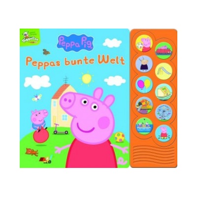 Peppa Pig - Peppas bunte Welt - Interaktives Pappbilderbuch mit 10 lustigen Geräuschen