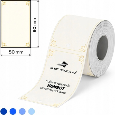 Samolepicí štítky, termální samolepky pro Niimbot B1 B21 B3S B31 50x80
