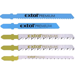 Extol Декопиращо острие, 5 различни вида, затягане Bosch, HSS, HCS; биметал