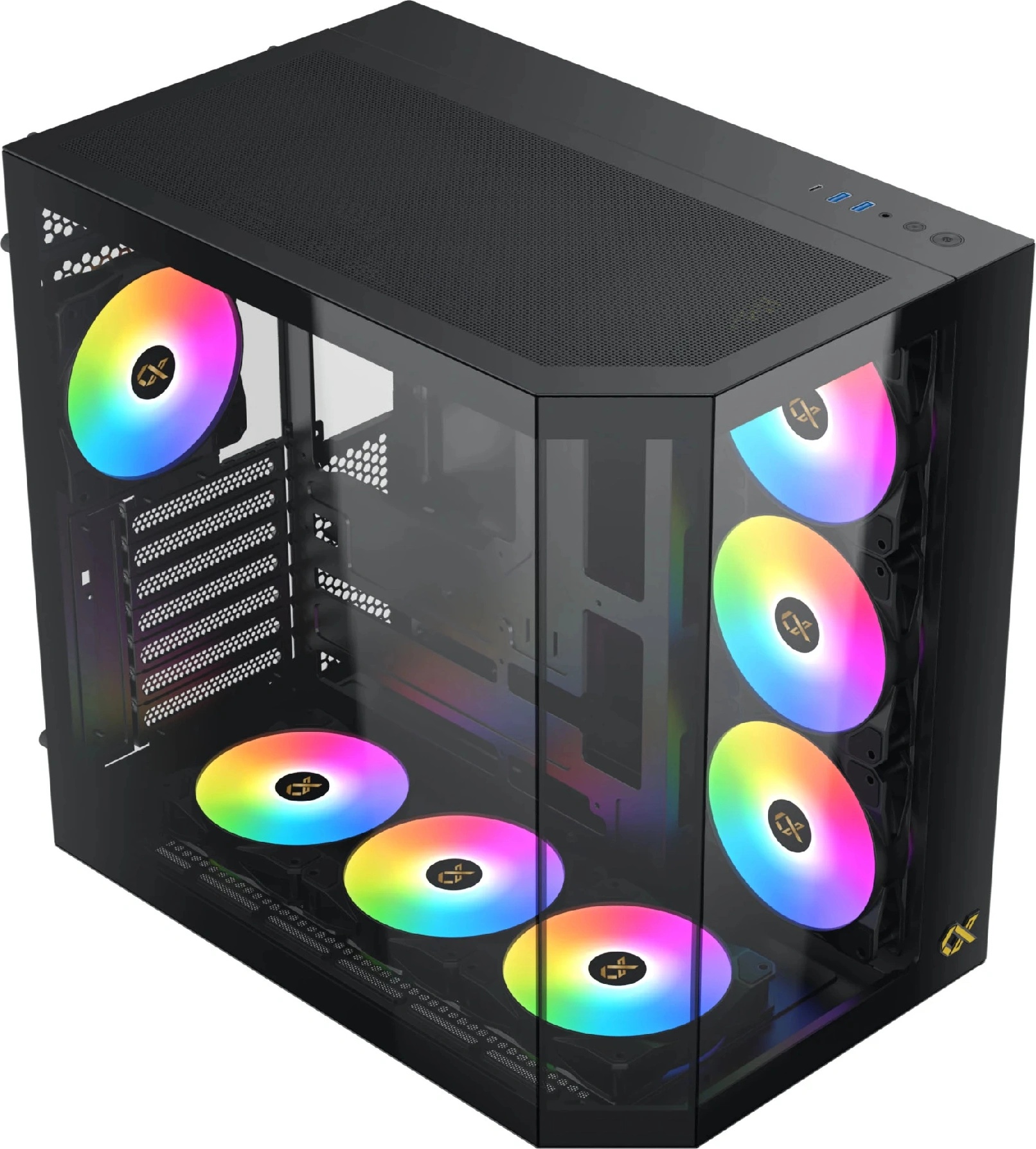 XIGMATEK Cubi II ARGB Black (EN45486)