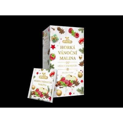Vitto Tea Horká vánoční malina ovocný porcovaný čaj 20 x 2 g