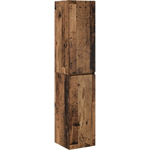 vidaXL Стенно Баня Кабинет Старо дърво 33 x 34, 5 x 160 см (890520)