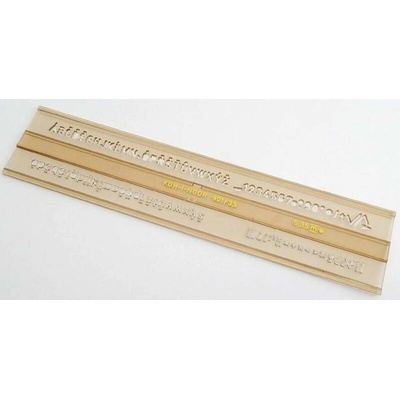 Šablona 748004 písmenková 3,5mm