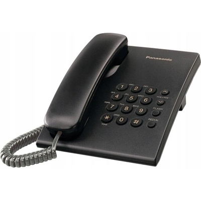 Káblový telefón Panasonic KX-TS500 Black