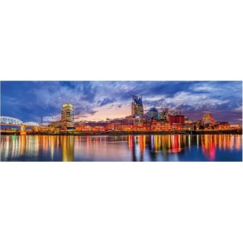 Image 1 of Masterpieces - Puzzle City Panoramics - Nashville - 1 000 piese