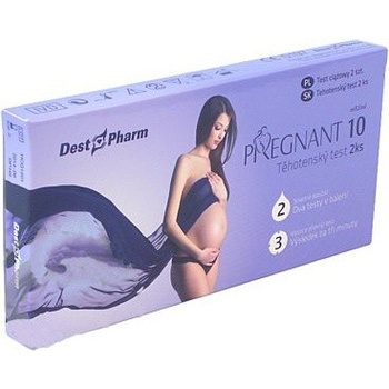 Pregnant 10 tehotenský test 2 ks