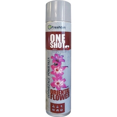 Freshtek ONE SHOT Osviežovač vzduchu Oriental Flower 600 ml