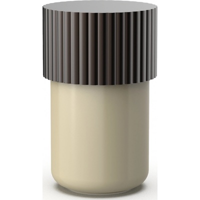 Decor Walther Koupelnová dóza Of Line s hnědým víčkem 7,6 cm písková