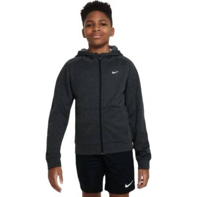 Блуза за момчета Nike Therma-FIT Multi+ Full-Zip Training Hoodie - Черен