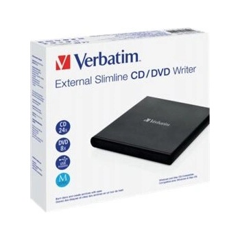 Verbatim DVW Verbatim ext. Slimline USB2.0 CD/DVD записвачка o. Nero (53504)