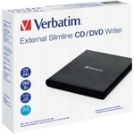 Verbatim DVW Verbatim ext. Slimline USB2.0 CD/DVD записвачка o. Nero (53504)