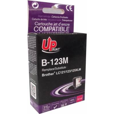 Compatible Съвместима мастилница UPRINT LC121/123/127 BROTHER, Magenta (LF-INK-BROT-LC123-121M-UP)