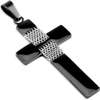 Steel Edge Oceľový prívesok kríž 6502