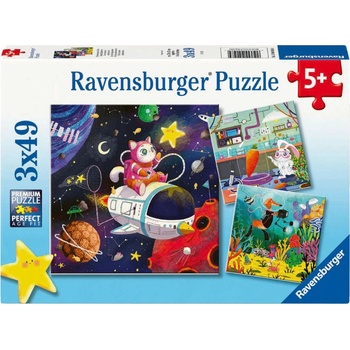 Ravensburger Puzzle Kids In Science 3x49p (12004048)