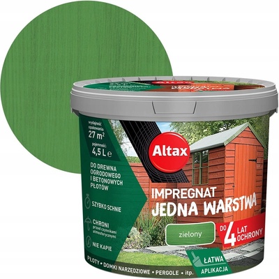 Altax Impregnace na dřevo Zahradní 4,5L Zielony
