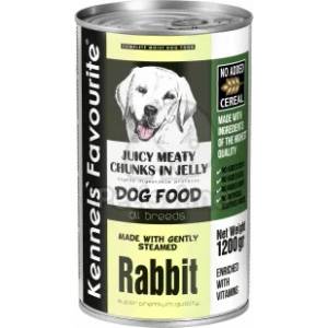 Kennels' Favourite with Rabbit - Храна със Заек за възрастни кучета 24 x 1200 гр