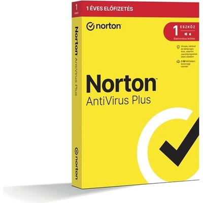 Symantec Antivirus Plus 2GB HUN 1 потребител 1 машина 1 година антивирусен софтуер в кутия 21416693 (21416693)