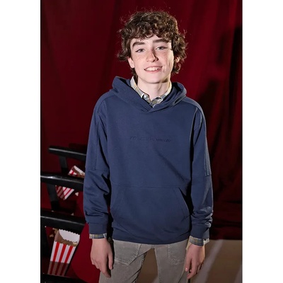 MAYORAL Суичър без цип в морскосин цвят с надпис за момче Mayoral