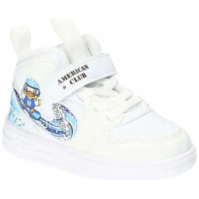 American Club dětské trapery zateplené kotníkové boty zimní na suchý zip