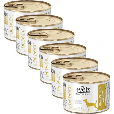 4Vets Natural Veterinary Exclusive Urinary Support 6 x 185 g