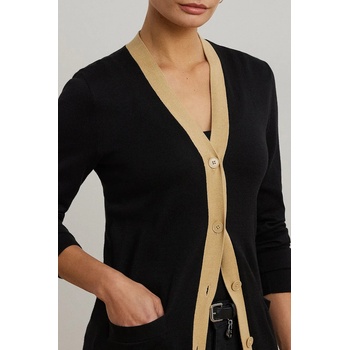 Lauren Ralph Lauren Пуловер Lauren Ralph Lauren в черно от лека материя 200971355 (200971355)