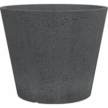 Hrnec Scheurich Stony Black plast O 47 cm