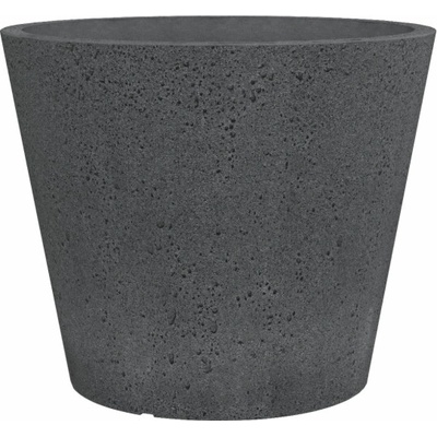 Hrnec Scheurich Stony Black plast O 47 cm