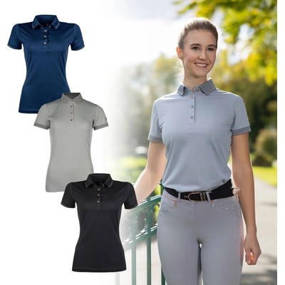 HKM Tričko Polo Rosegold Glamour dámské šedá – Zbozi.Blesk.cz