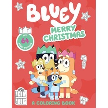 Bluey Merry Christmas A Coloring Book