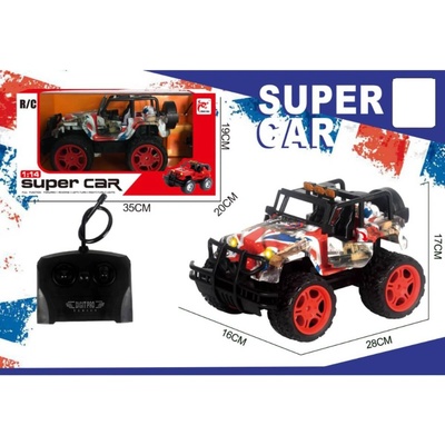 Armtoys ДЕТСКИ ГОЛЯМ ДЖИП С ОТВАРЯЩИ СЕ ВРАТИ И ДИСТАНЦИОННО 4 ПОСОКИ