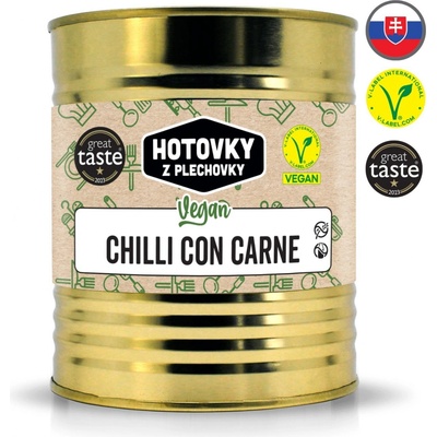 Hotovky z plechovky Vegan chilli con carne 0,8 kg