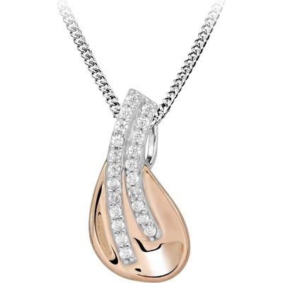 Silver Cat Elegantný náhrdelník so zirkónmi SC606
