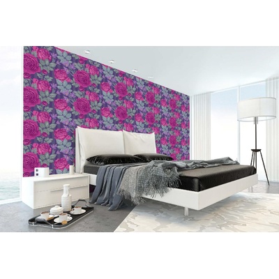 DIMEX ART Самозалепваща се флизелинова фототапета винтидж векторни цветя ii. 375 x 250 см