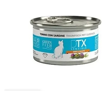 8in1 Equlibria - Консервирана храна за израснали котки с риба тон и сардина, 85 гр