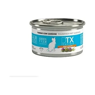 8in1 Equlibria - Консервирана храна за израснали котки с риба тон и сардина, 85 гр