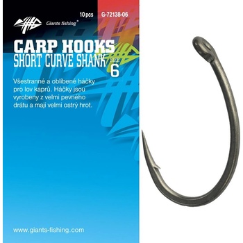 Giants Fishing s Očkem Short Curve Shank vel.4 10 ks