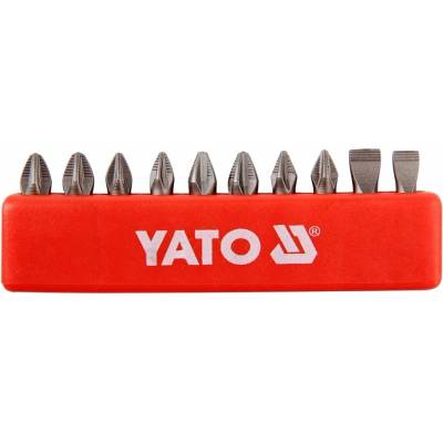 Sada bitov YATO 1/4" 25 mm 10 ks