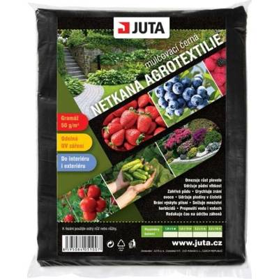 Juta mulčovací netkaná textílie 3,2 x 10 m 50 g/m² černá