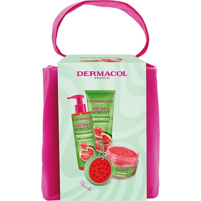 Dermacol Aroma Moment vodní meloun sprchový gel 250 ml + tekuté mýdlo 200 ml + tělový peeling 200 g dárkové balení – Hledejceny.cz
