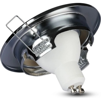 Image 1 of V-TAC gu10 Корпус Луна Кръг Оринтируема Хром - 3471 (3471)