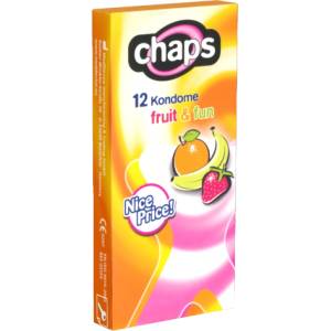 Chaps Single: Fruit & Fun, 12 condoms