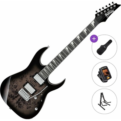 Ibanez GRG220PA1-BKB Basic SET Transparent Brown Black Sunburst Електрическа китара