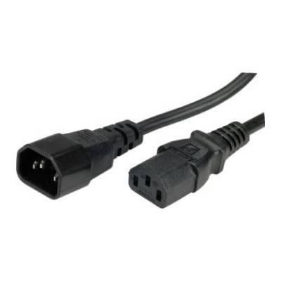 Roline Захранващ удължител roline, iec 320 c14 - c13, черен, 3м (19.44. 1012) (19.44.1012)